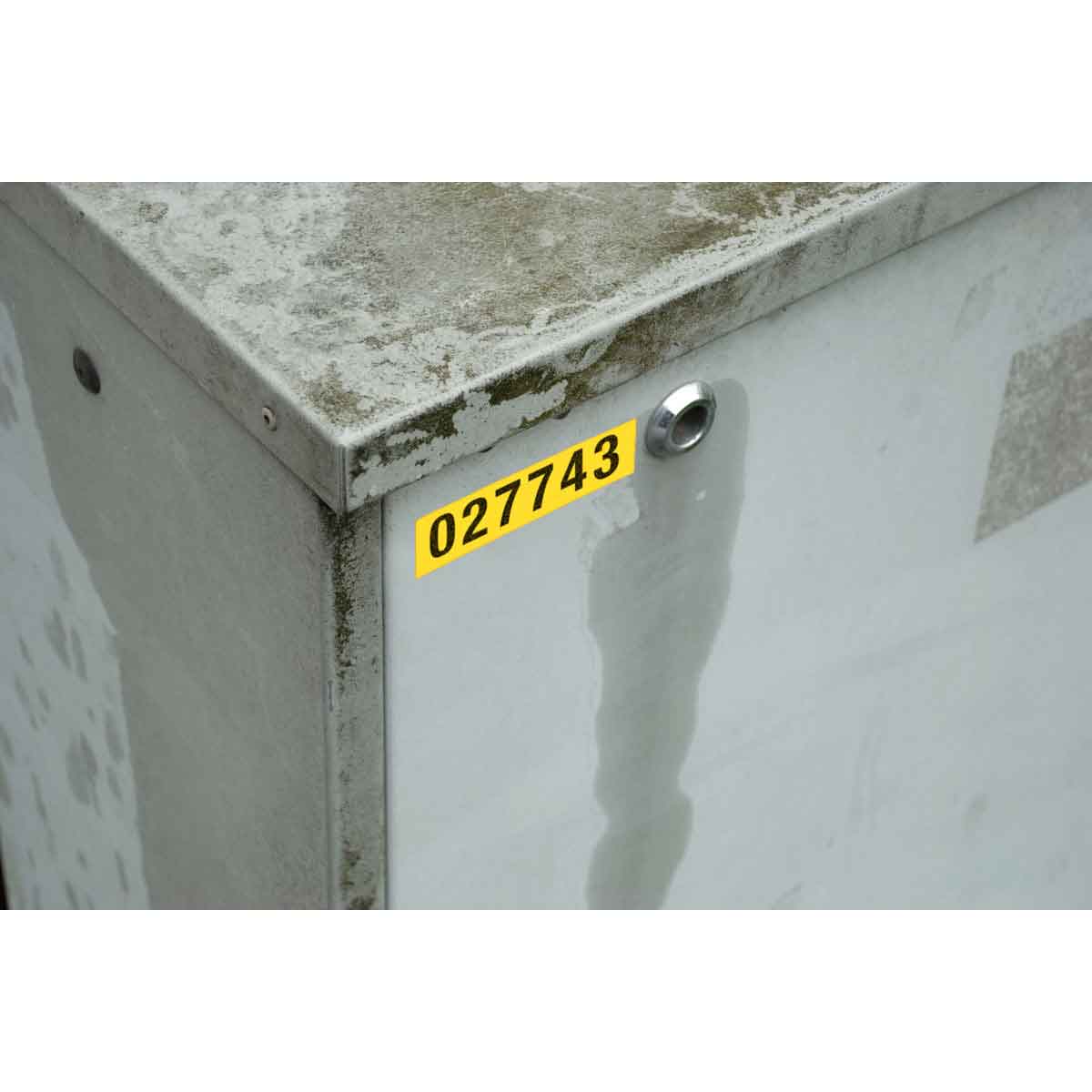Жёлтый винил для маркировки внутри/снаружи помещения B30C-500-595-YL, 12,7 мм * 30,48 м (BBP31/33/35/37) - 3