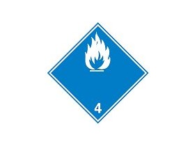 Знак маркировки грузов токсичное вещество Brady adr 6.1, 100x100 мм, b-7541, Самоклеющийся, Винил, 250 шт