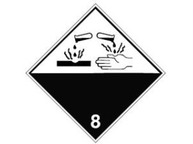Знак маркировки грузов инфекционное вещество Brady adr 6.2, 297x297 мм, b-7541, Ламинация, Полиэстер, 1 шт