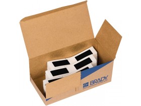 Этикетки для печати на принтере для BMP61,m611 Brady m61ep-06-7593-bk eprep только для bmp61,m611, черные, 15x45 мм, 300 шт