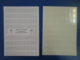 Этикетки самоламинирующиеся Brady самоламинирующаяся этикетка elat-u17 / 7-361,для диаметра 7 мм,на листе а4,10 листов, 17x30 мм, 90 шт
