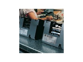 Этикетки вырубные для принтера minimark Brady в-7606 bpt-740-505,белая бумага, 6x127 мм, термотрансферная печать, 270 шт, Рулон