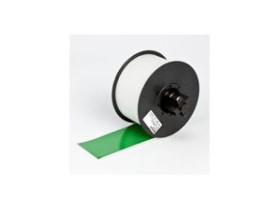 Риббон для принтера minimark Brady r-6000,фланец с насечками, зеленый, 110x90000 мм, Рулон