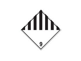 Знак маркировки грузов категория опасности 1.6 Brady adr 1.6,алюминиевая пластина, 297x297 мм, b-7525, 1 шт