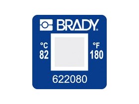 Этикетки Brady этикетка индикатор температур til-1-82c / 180f,в упаковке, 60 шт