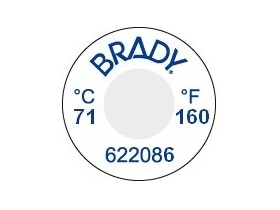 Этикетки Brady этикетка индикатор температур til-1-71c / 160f-dia,в упаковке, 13 мм, 60 шт