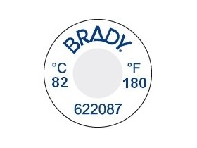 Этикетки Brady этикетка индикатор температур til-1-82c / 180f-dia,в упаковке, 13 мм, 60 шт