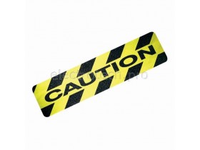 Ленты антискольжения для обозначения опасных мест Brady вырубленные накладки,24 накладки, «caution», 150x600 мм