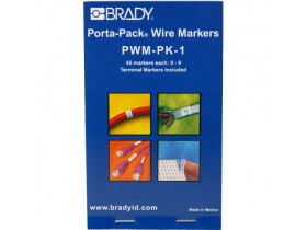 Маркеры кабельные Brady pwm-pk-1