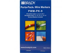 Маркеры кабельные Brady pwm-pk-9