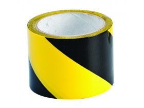 Лента маркировочная напольная Brady прочная для разметки,черно- 1, желтая, 75x16500 мм, b-950, Самоклеющийся, Винил, Рулон
